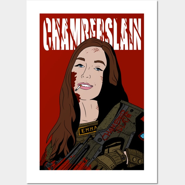 i'm chamberlain and you're chamberslain. emma. Wall Art by JJadx